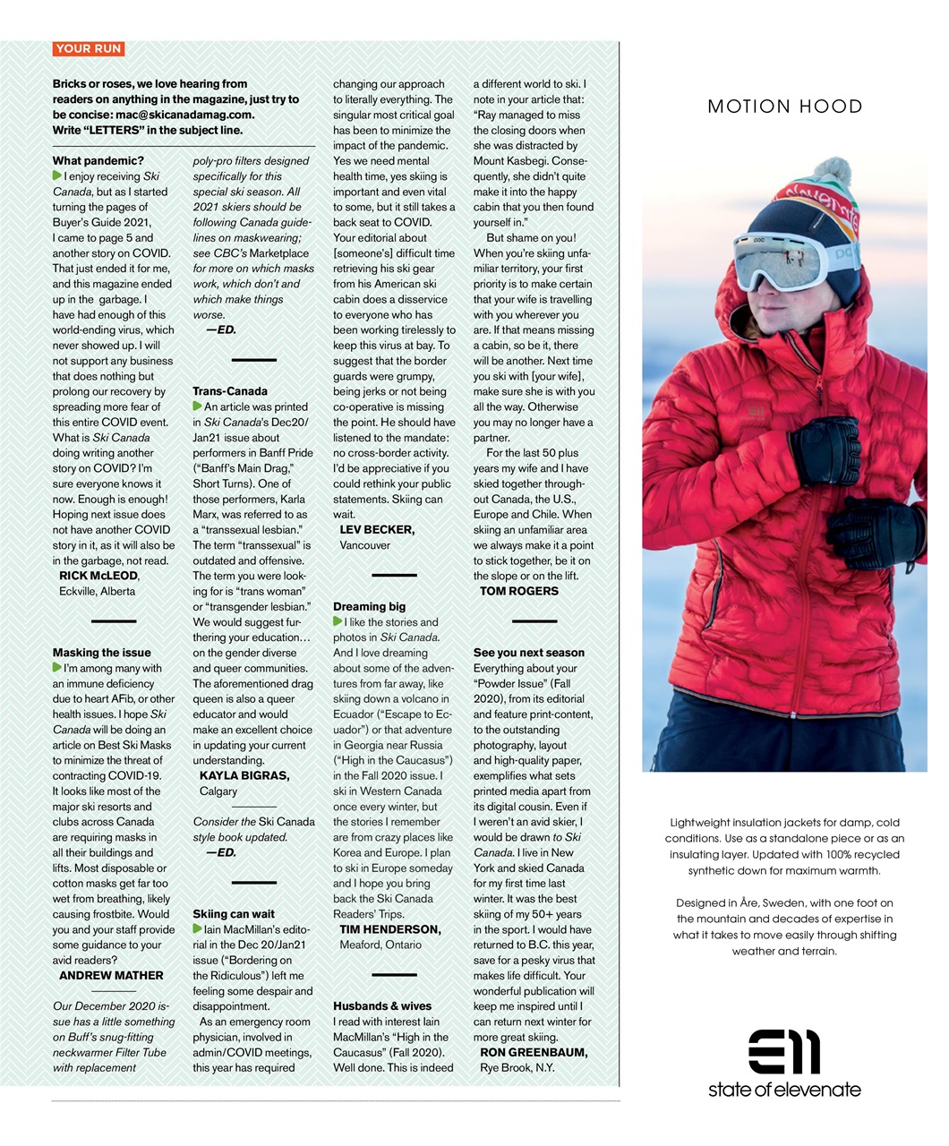 Ski Canada Preview Pages
