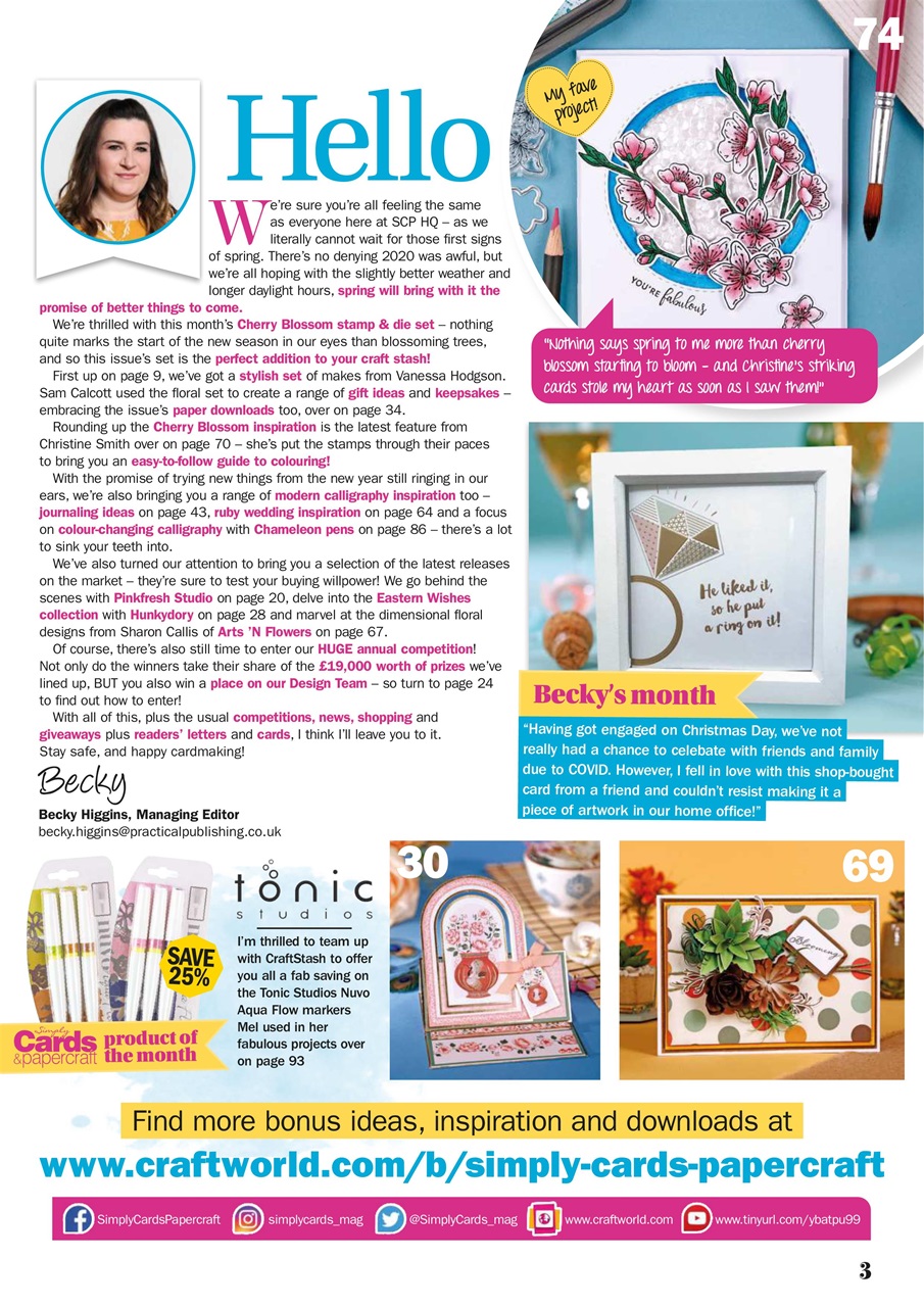 Simply Cards & Papercraft Preview Pages