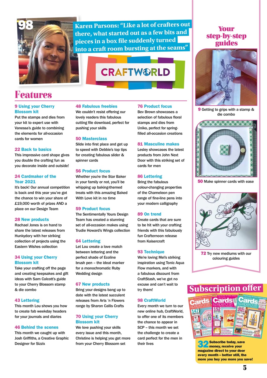 Simply Cards & Papercraft Preview Pages