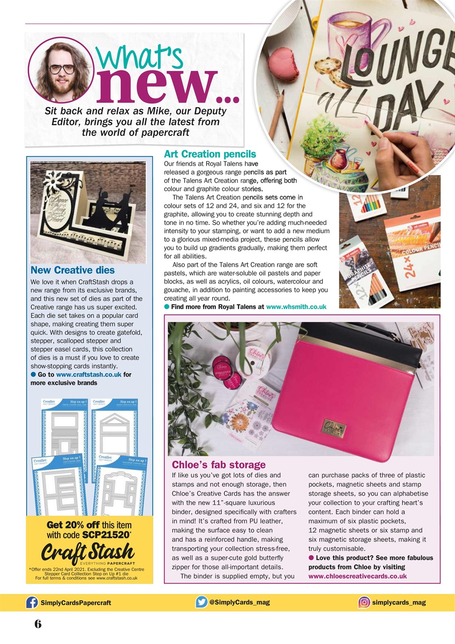 Simply Cards & Papercraft Preview Pages