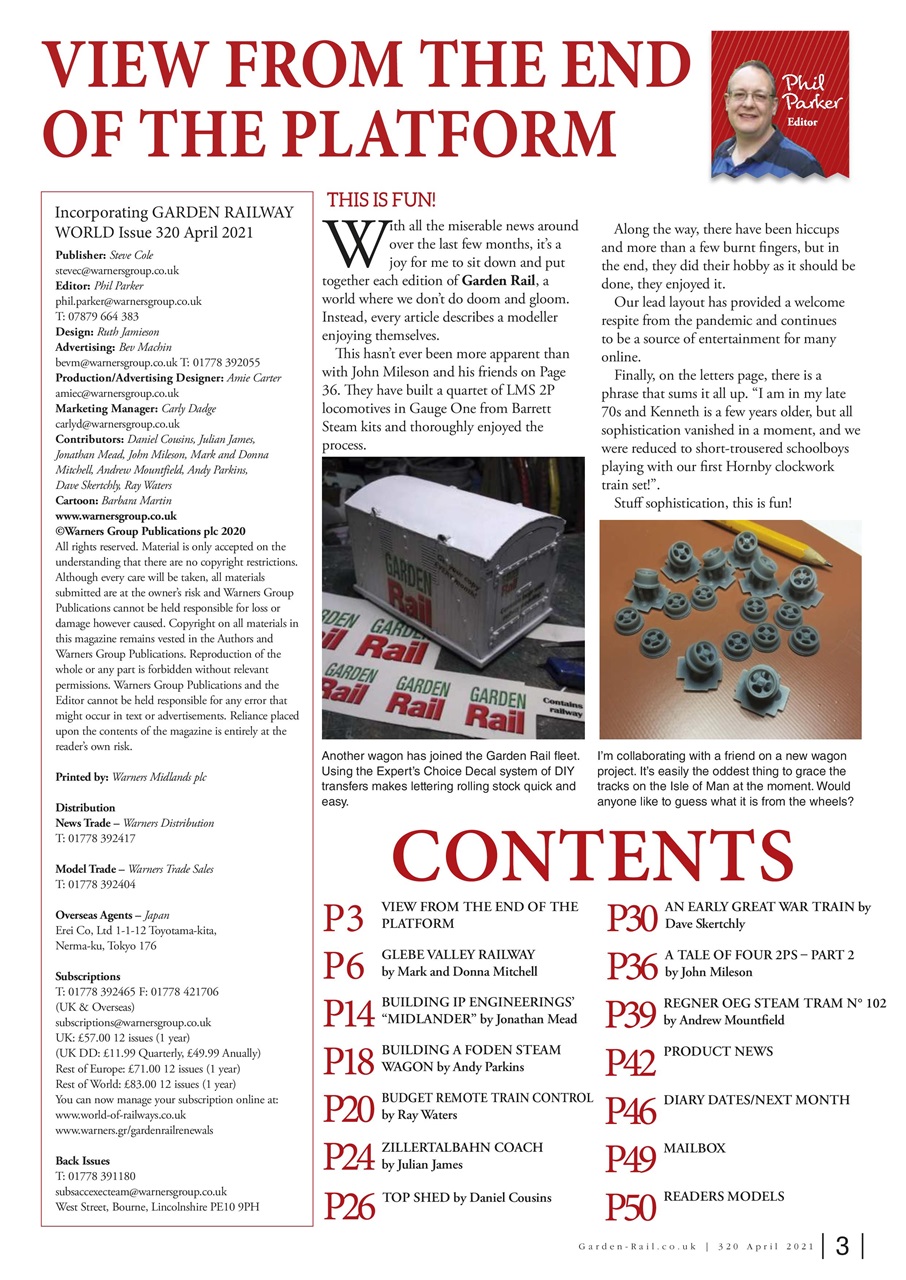 Garden Rail Preview Pages