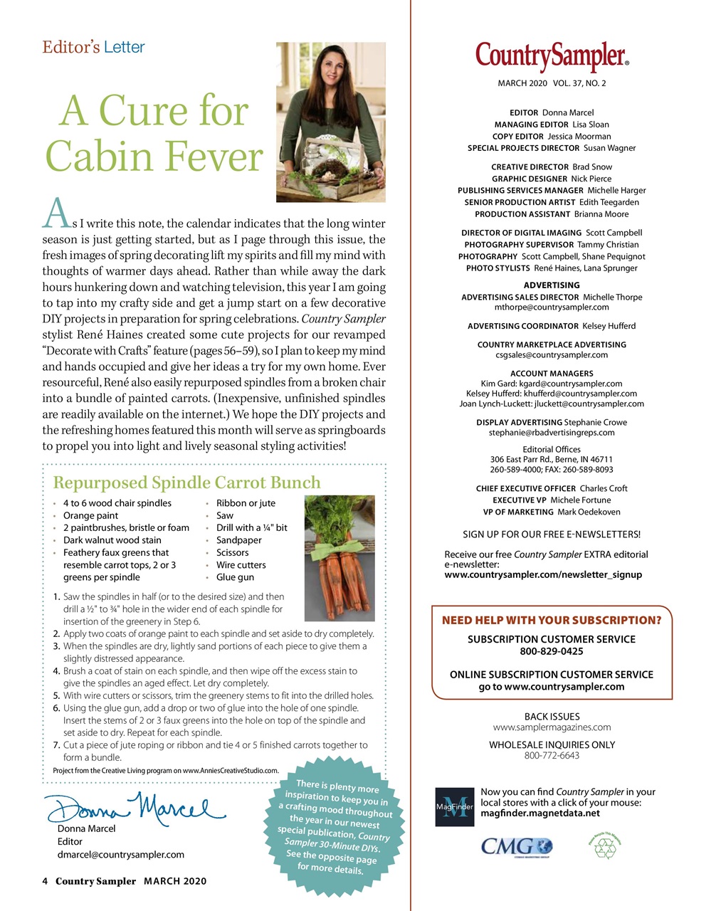 Country Sampler Home Preview Pages