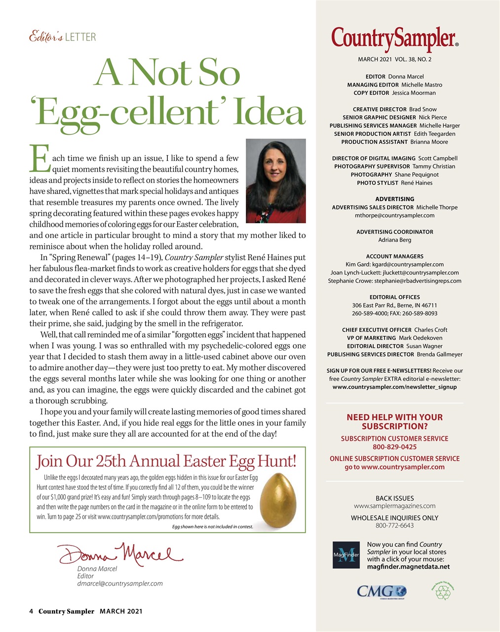 Country Sampler Home Preview Pages