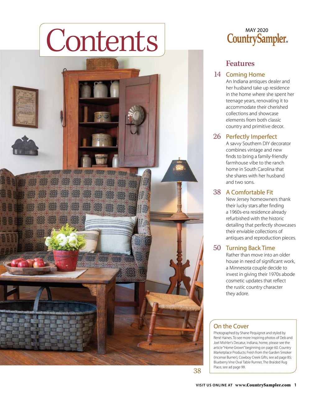 Country Sampler Home Preview Pages