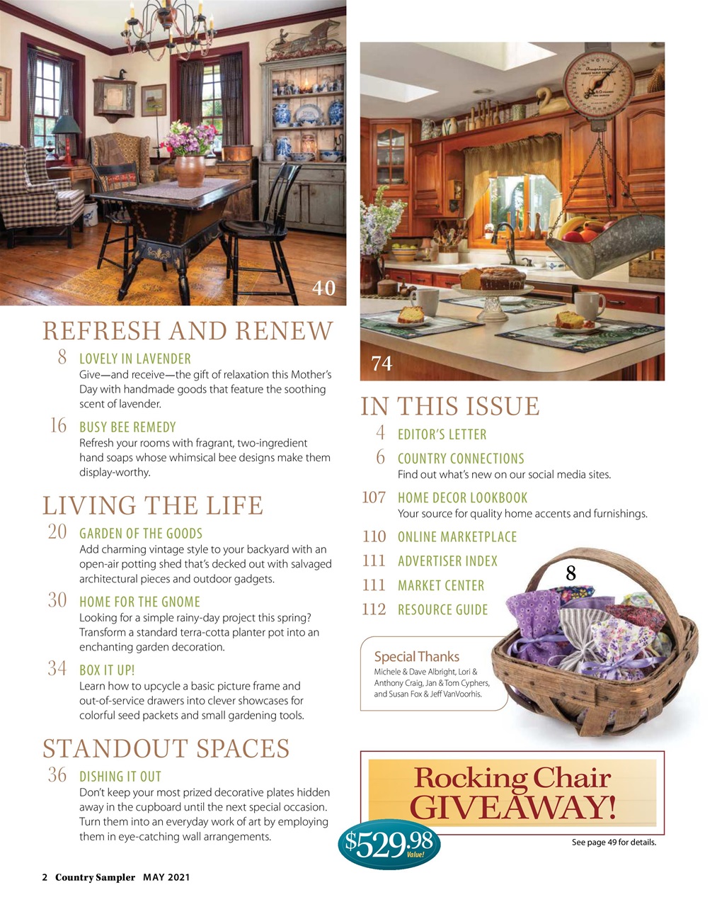 Country Sampler Preview Pages