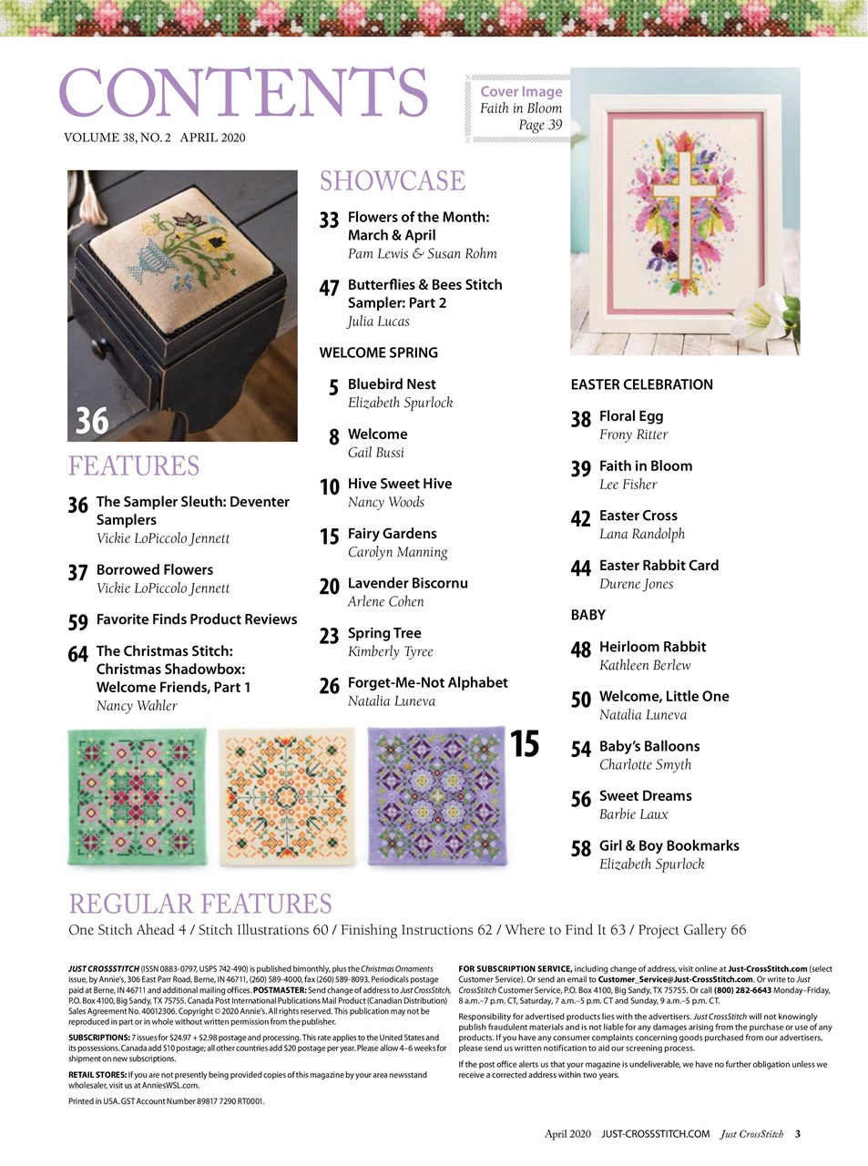 Just CrossStitch Preview Pages