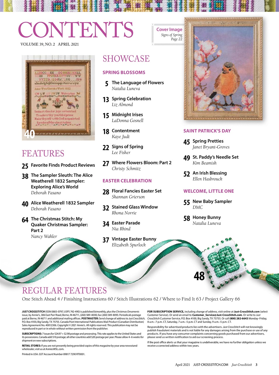 Just CrossStitch Preview Pages