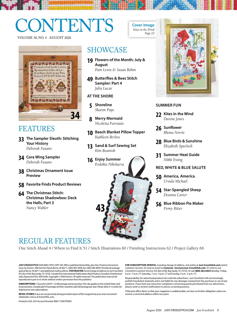 Just CrossStitch Preview Pages