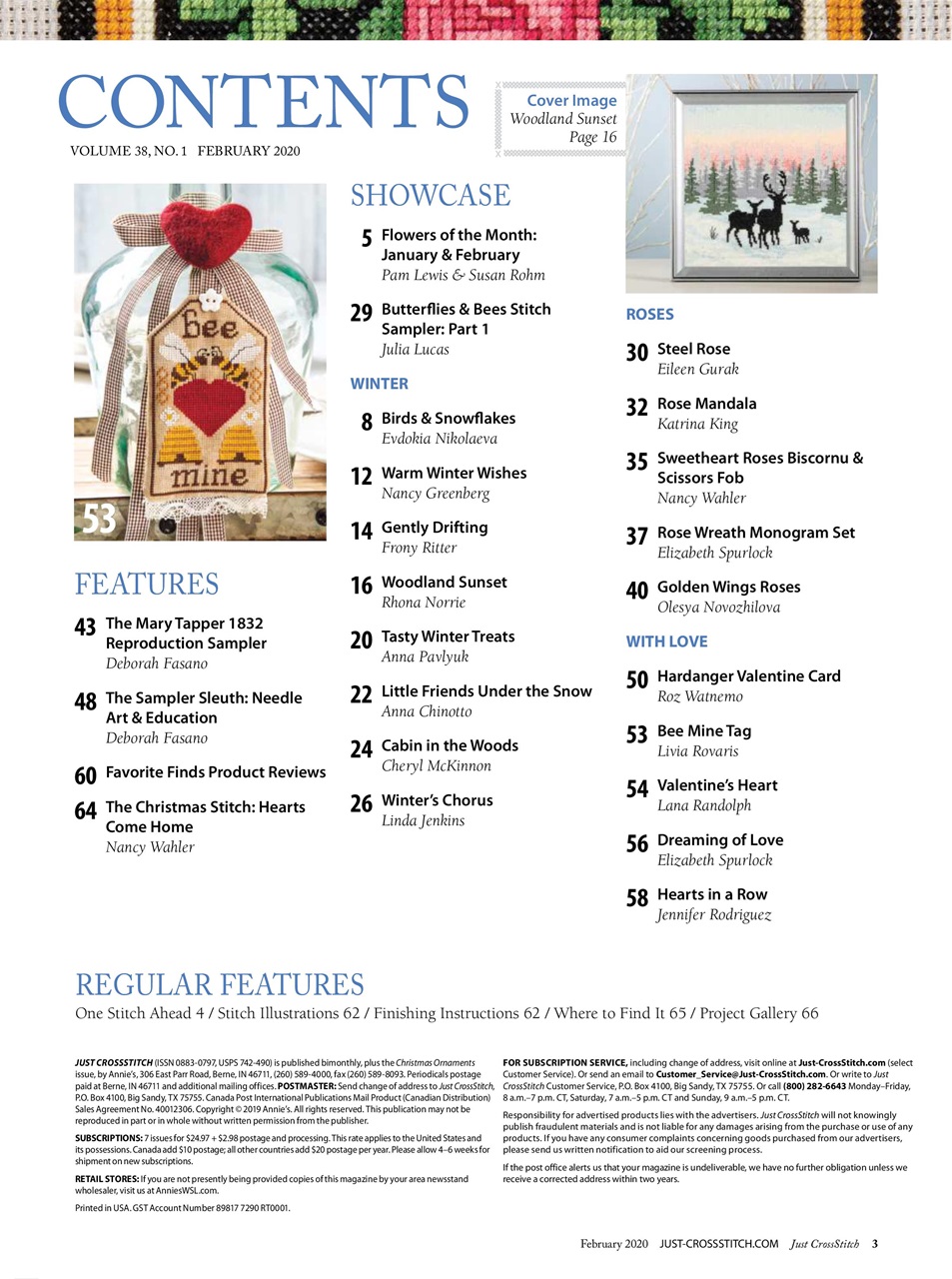 Just CrossStitch Preview Pages