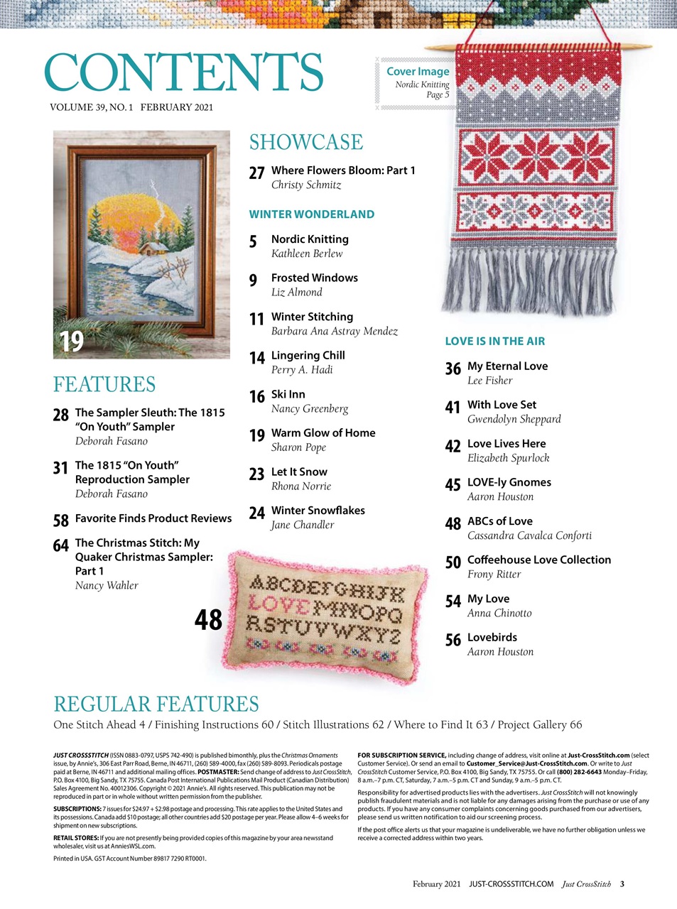 Just CrossStitch Preview Pages