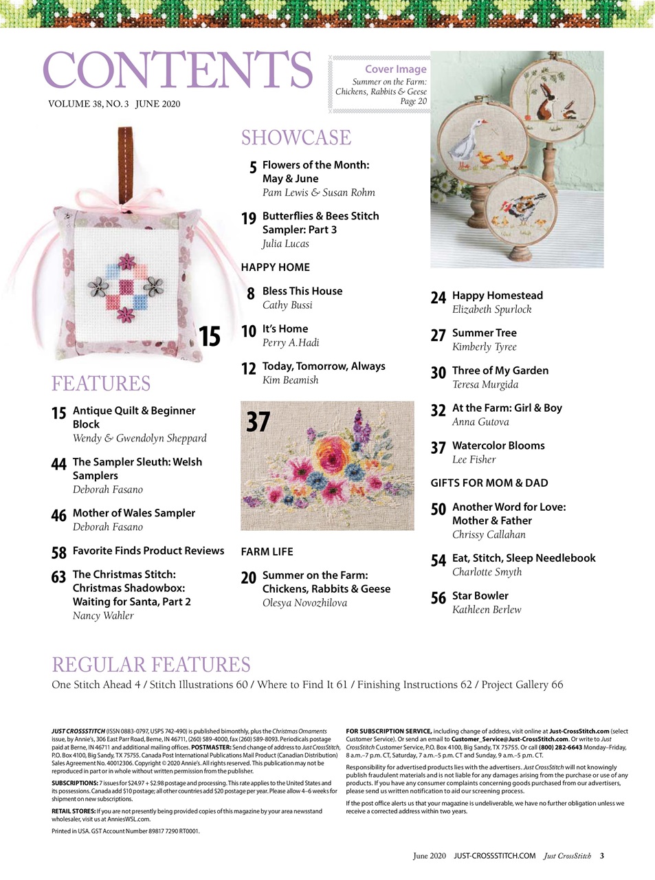 Just CrossStitch Preview Pages
