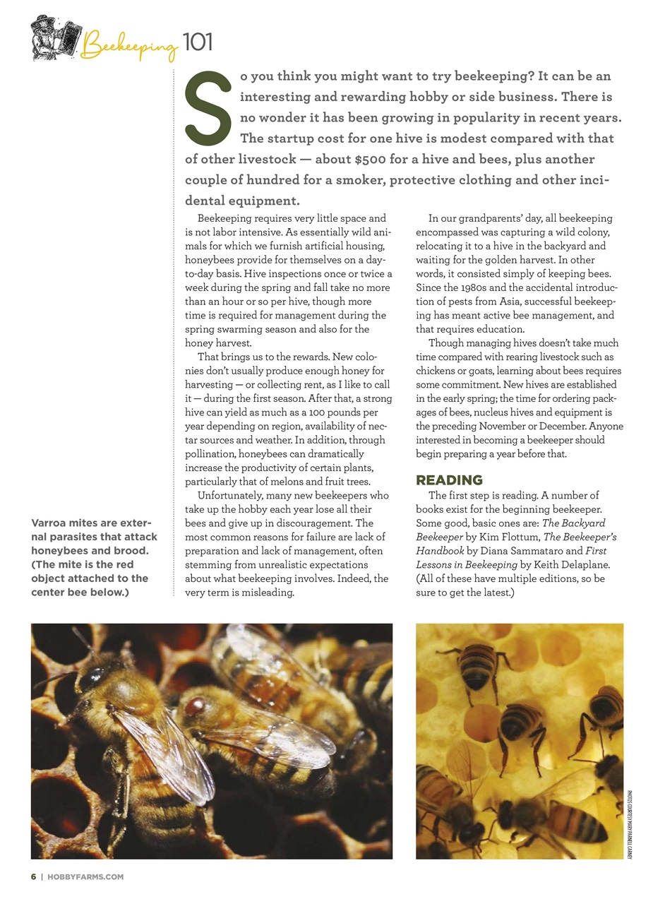 Hobby Farms Magazine Preview Pages