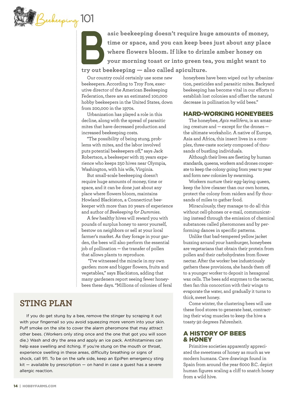 Hobby Farms Magazine Preview Pages