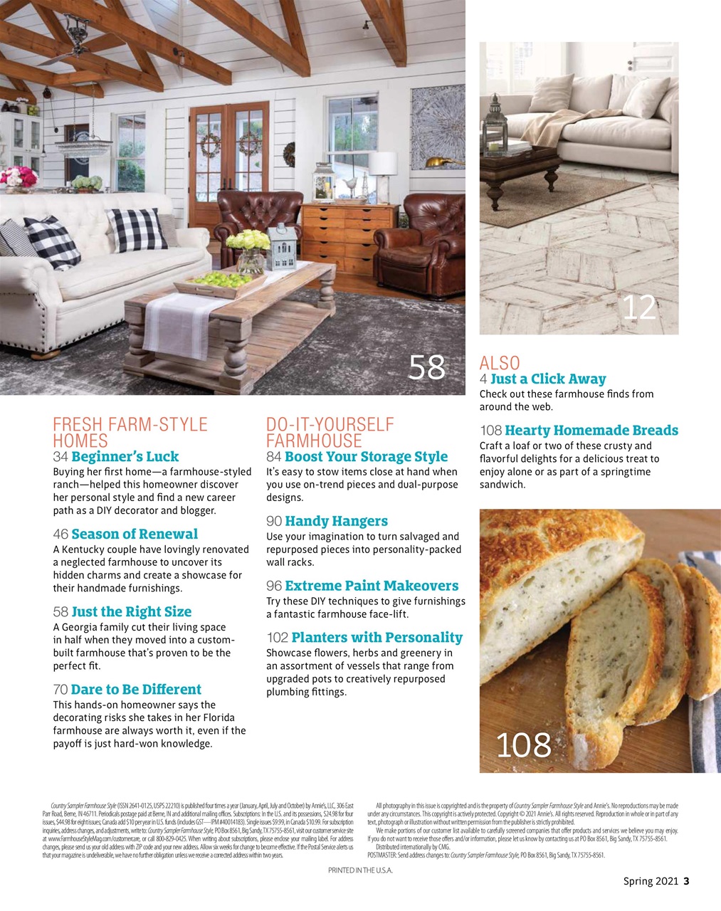 Farmhouse Style Preview Pages