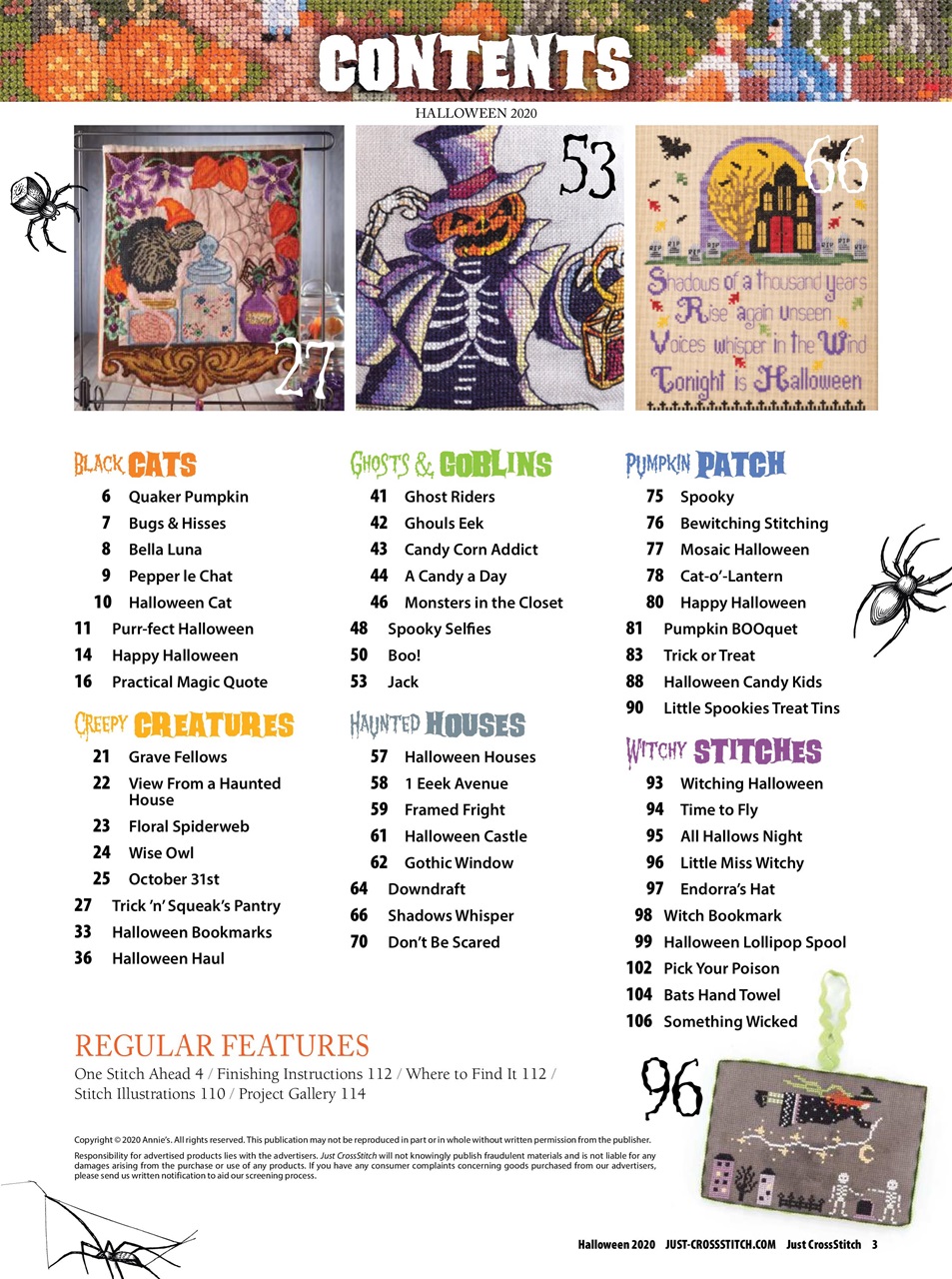 Just CrossStitch Preview Pages