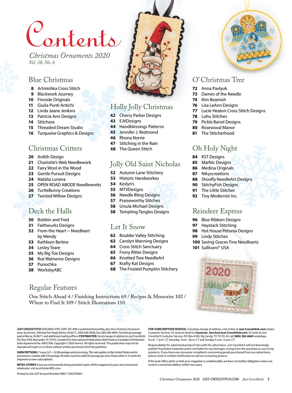 Just CrossStitch Preview Pages