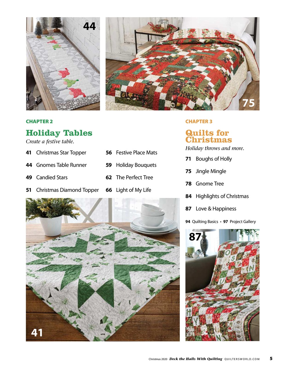 Quilter's World Preview Pages
