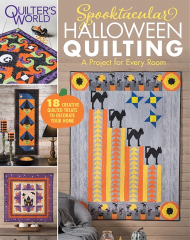 Quilter's World issue Spooktacular Halloween Quilting Halloween 2020