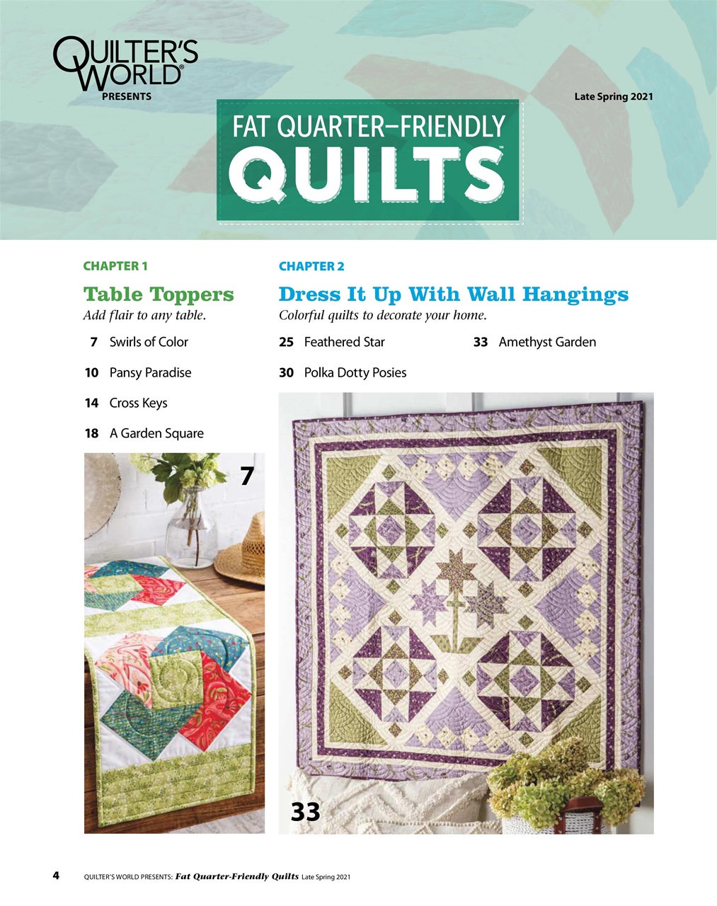 Quilter's World Preview Pages