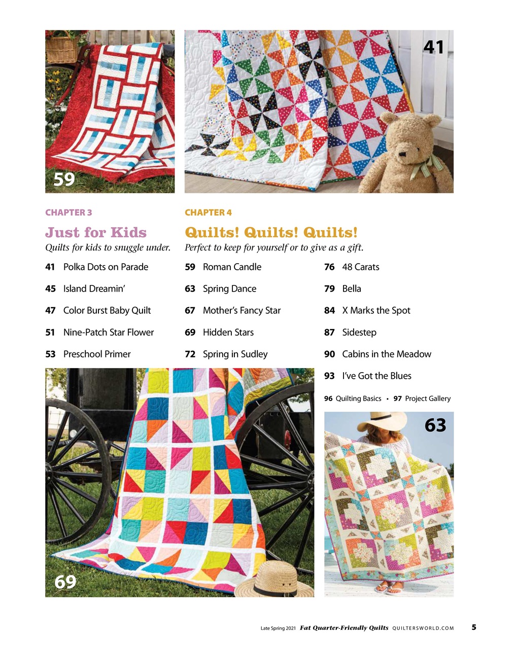 Quilter's World Preview Pages