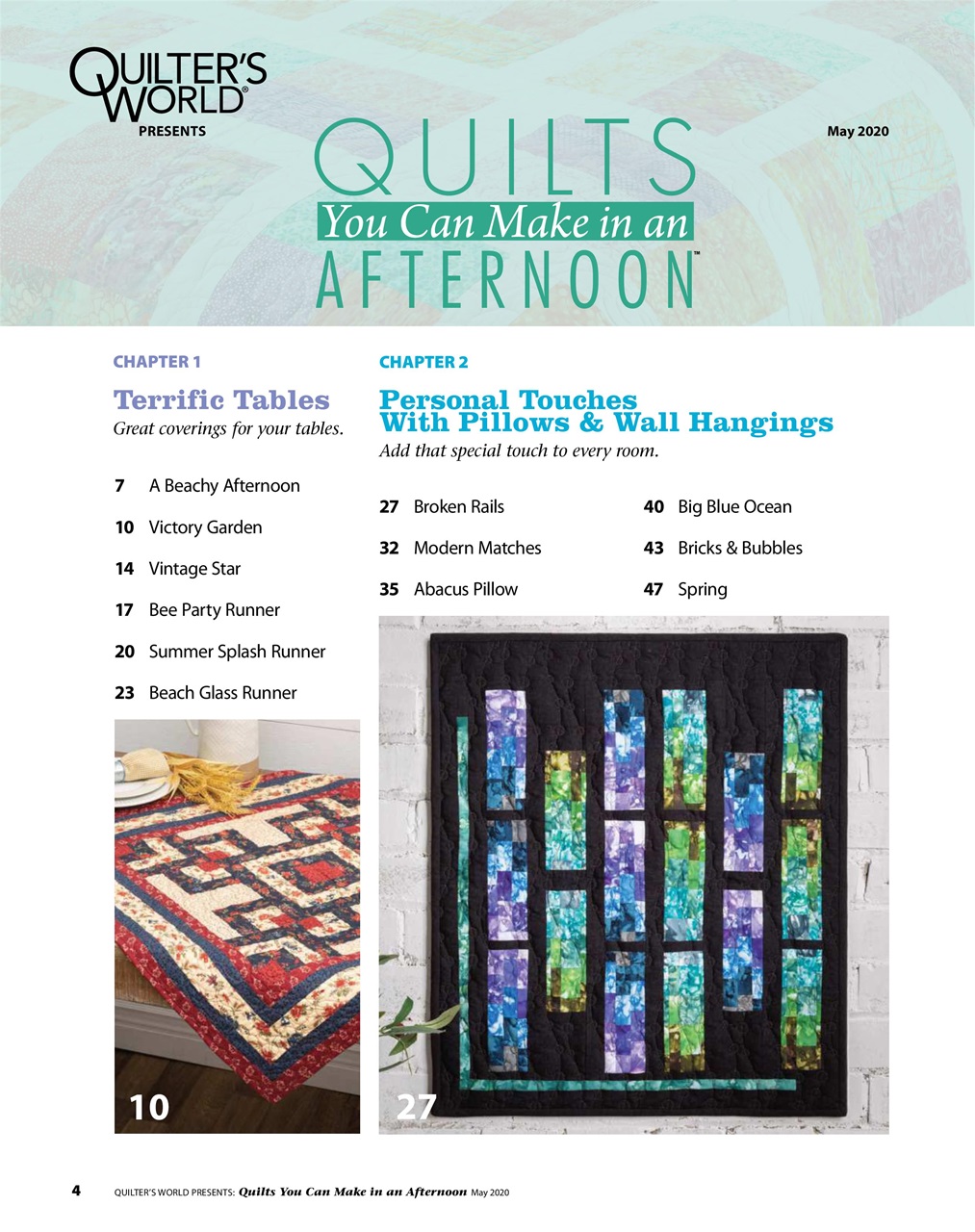 Quilter's World Preview Pages
