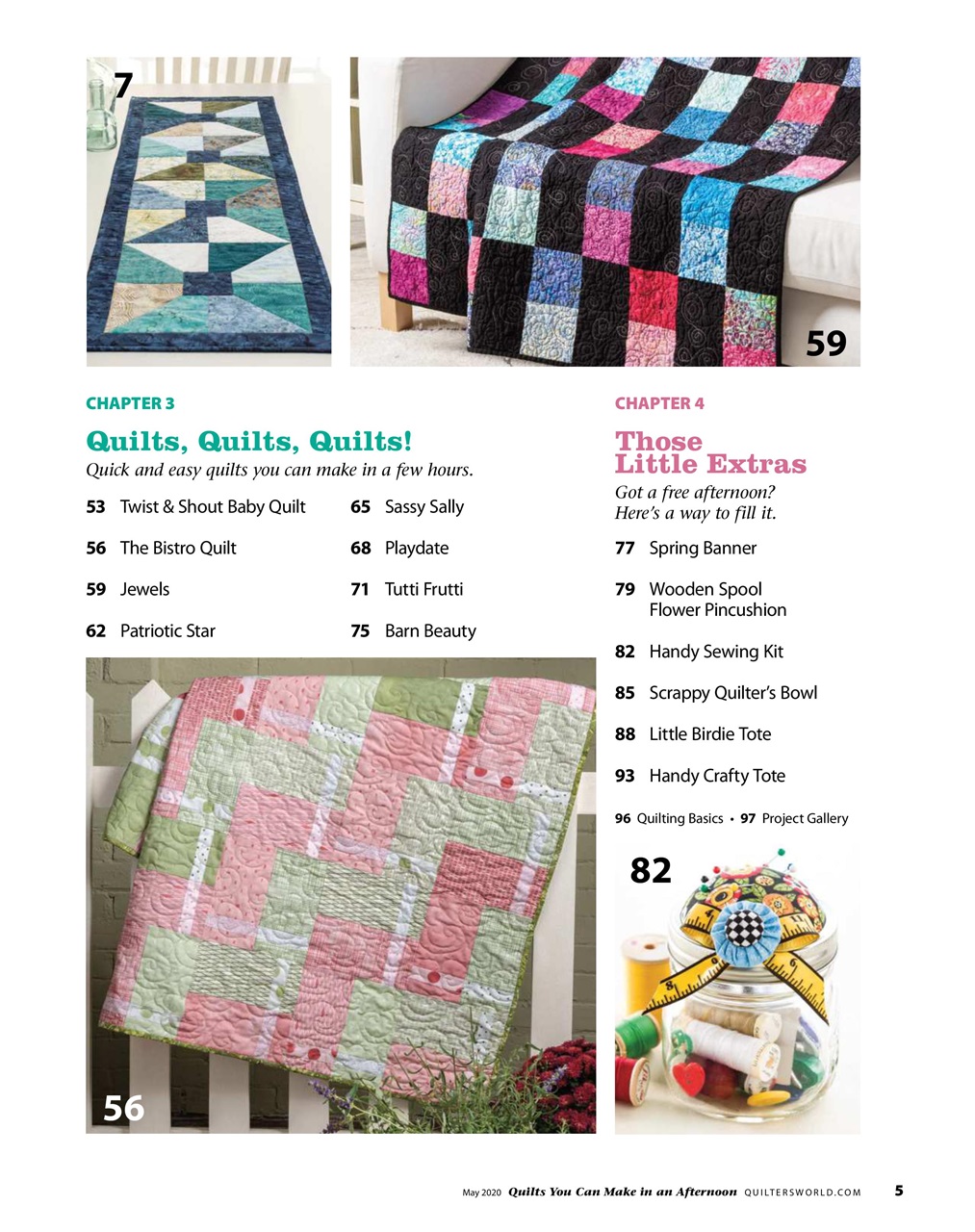 Quilter's World Preview Pages