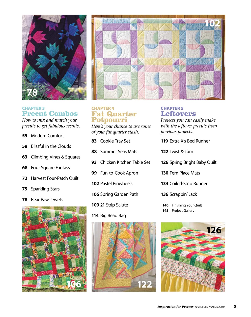 Quilter's World Preview Pages