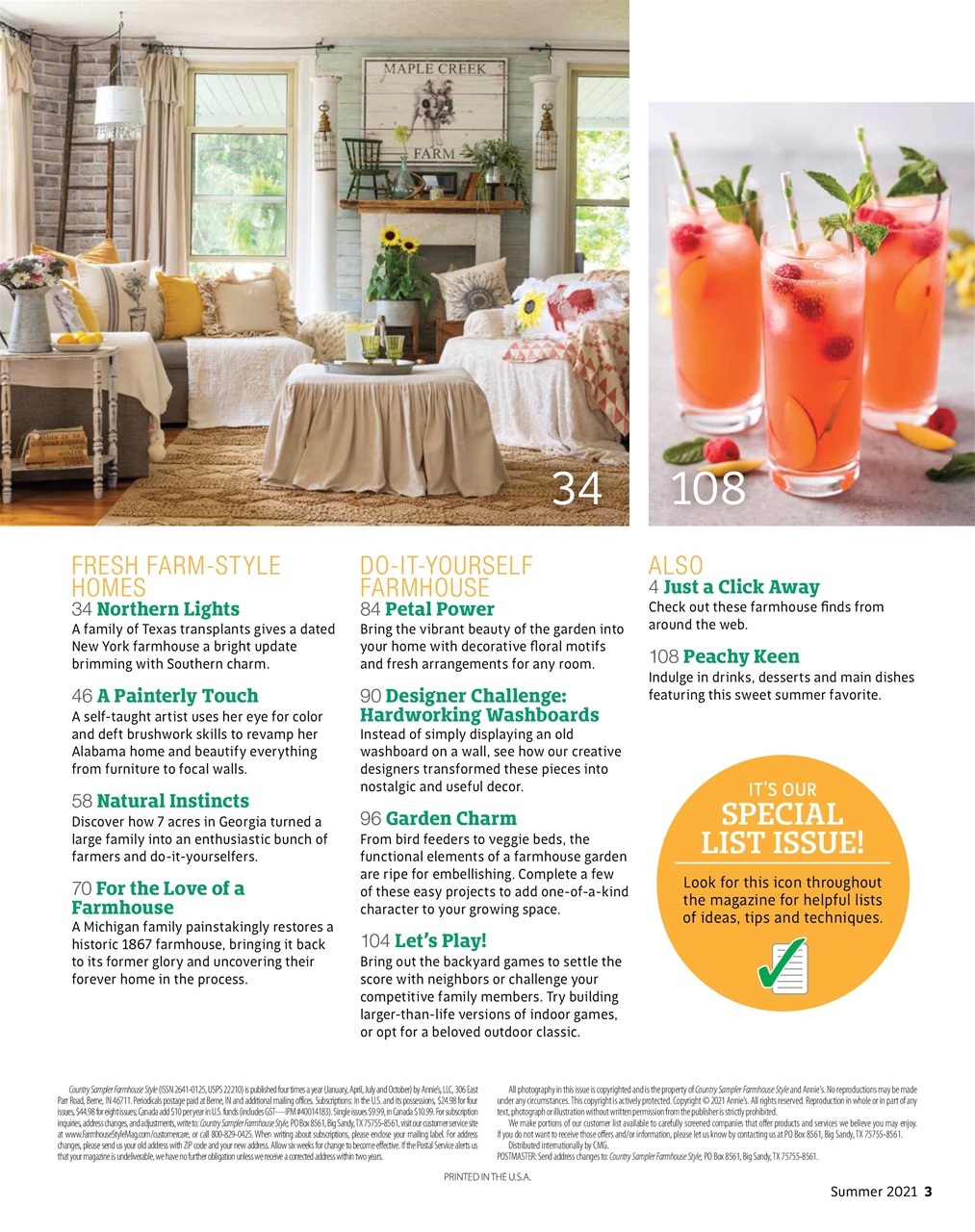 Farmhouse Style Preview Pages