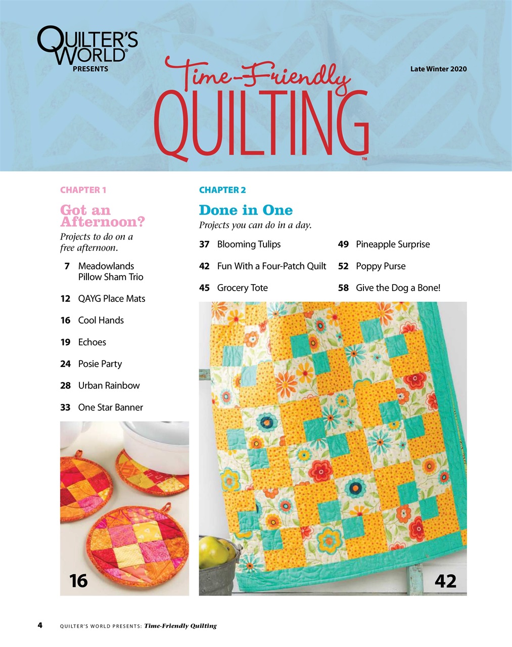 Quilter's World Preview Pages
