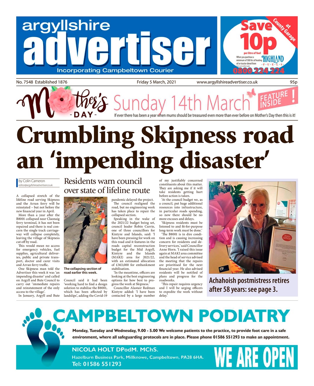 Argyllshire Advertiser Preview Pages