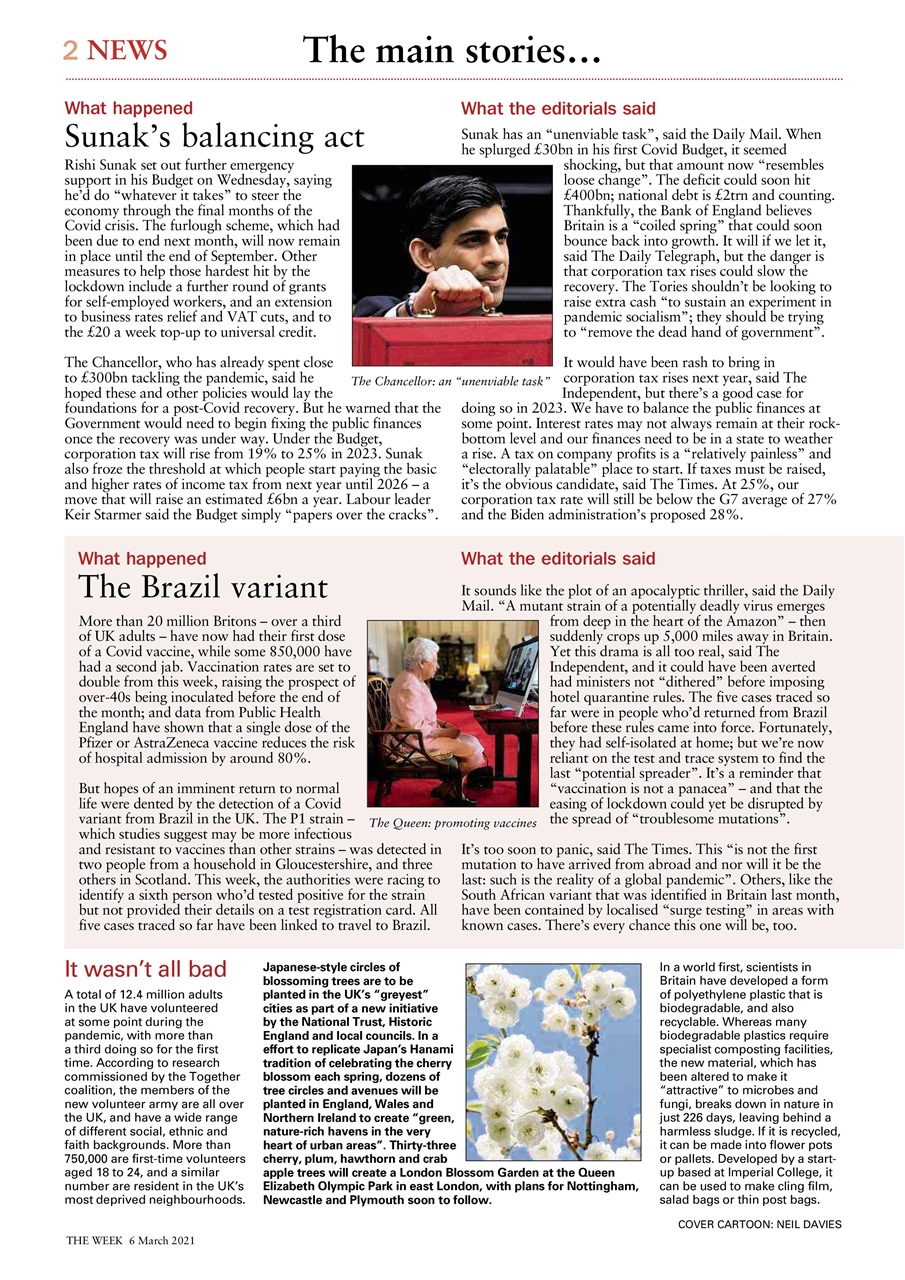 The Week Preview Pages