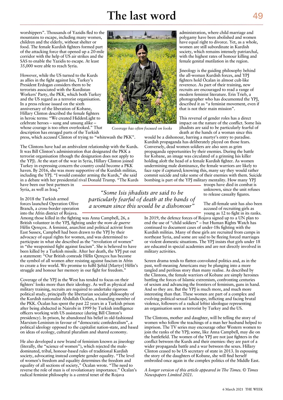 The Week Preview Pages