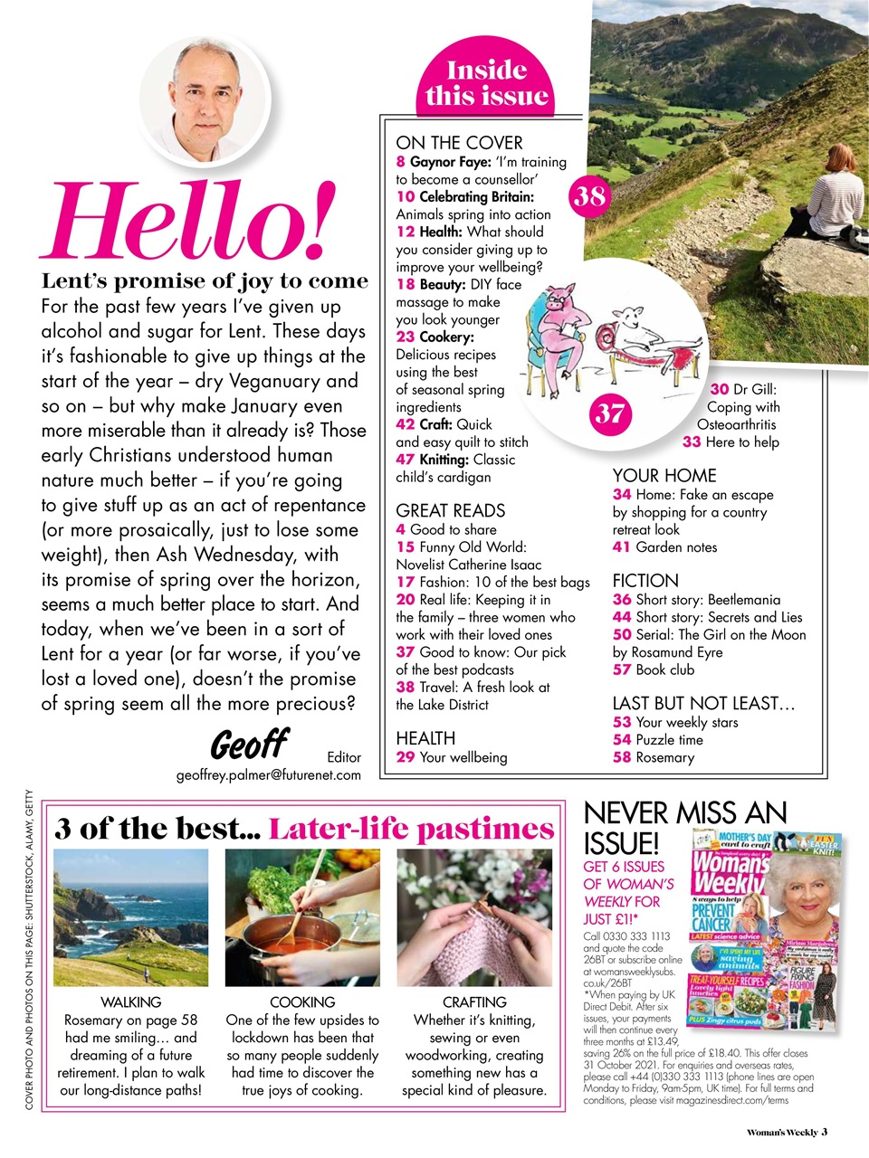 Woman's Weekly Preview Pages