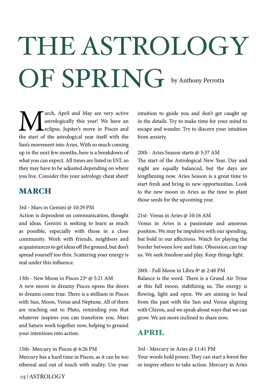 Witchology Magazine Preview Pages