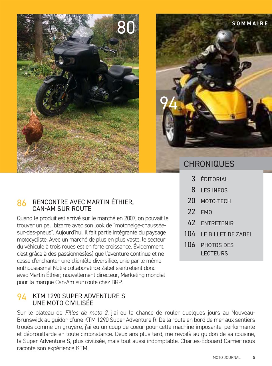 Moto Journal Preview Pages