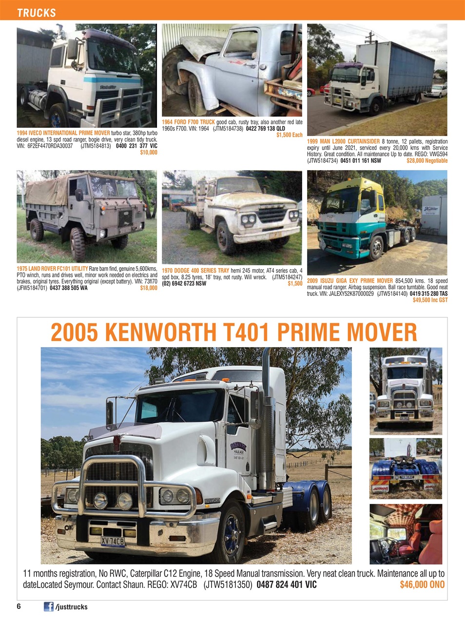 JUST TRUCKS Preview Pages