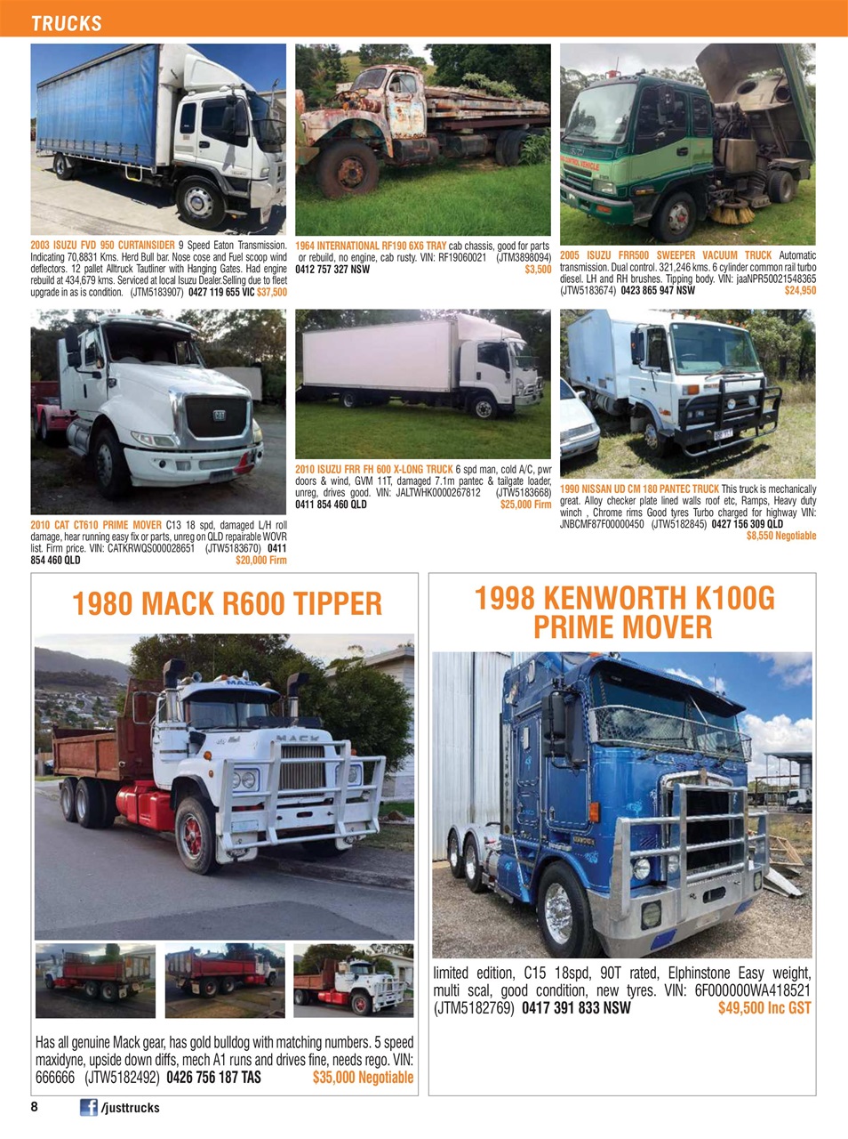 JUST TRUCKS Preview Pages