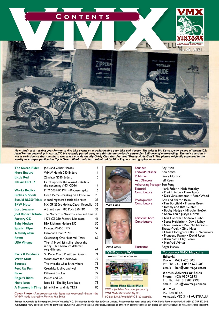 VMX Magazine Preview Pages