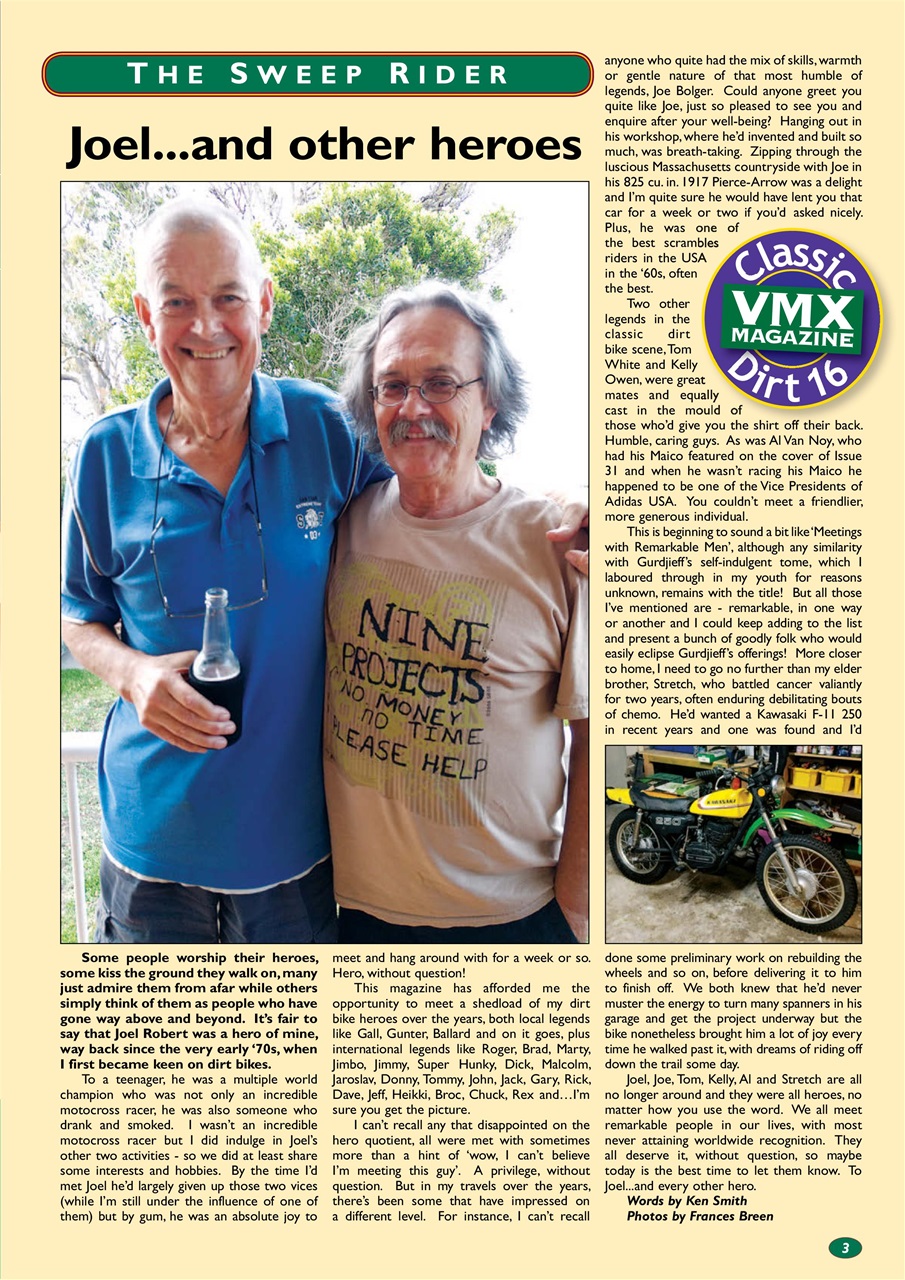 VMX Magazine Preview Pages