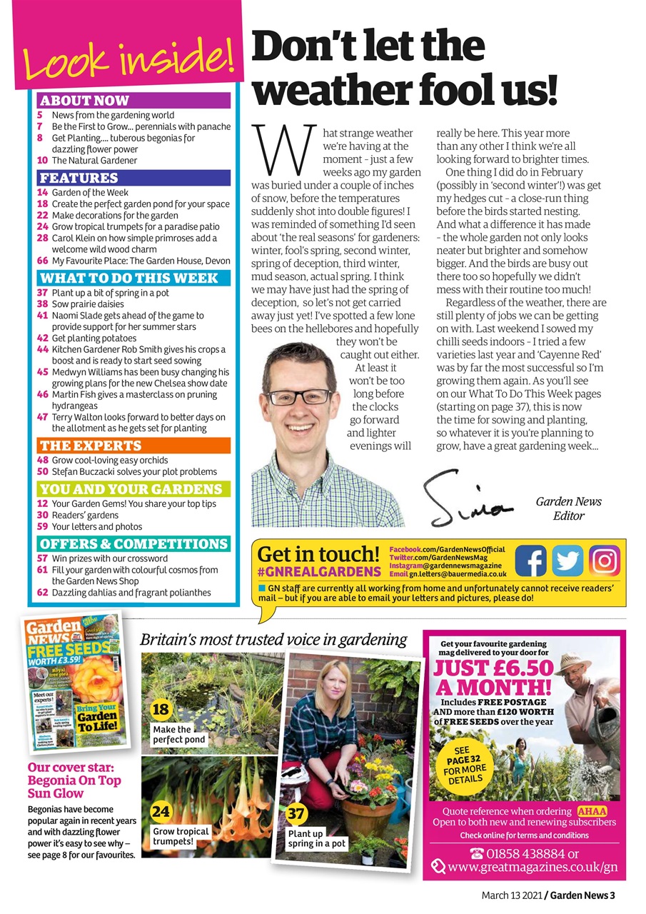 Garden News Preview Pages