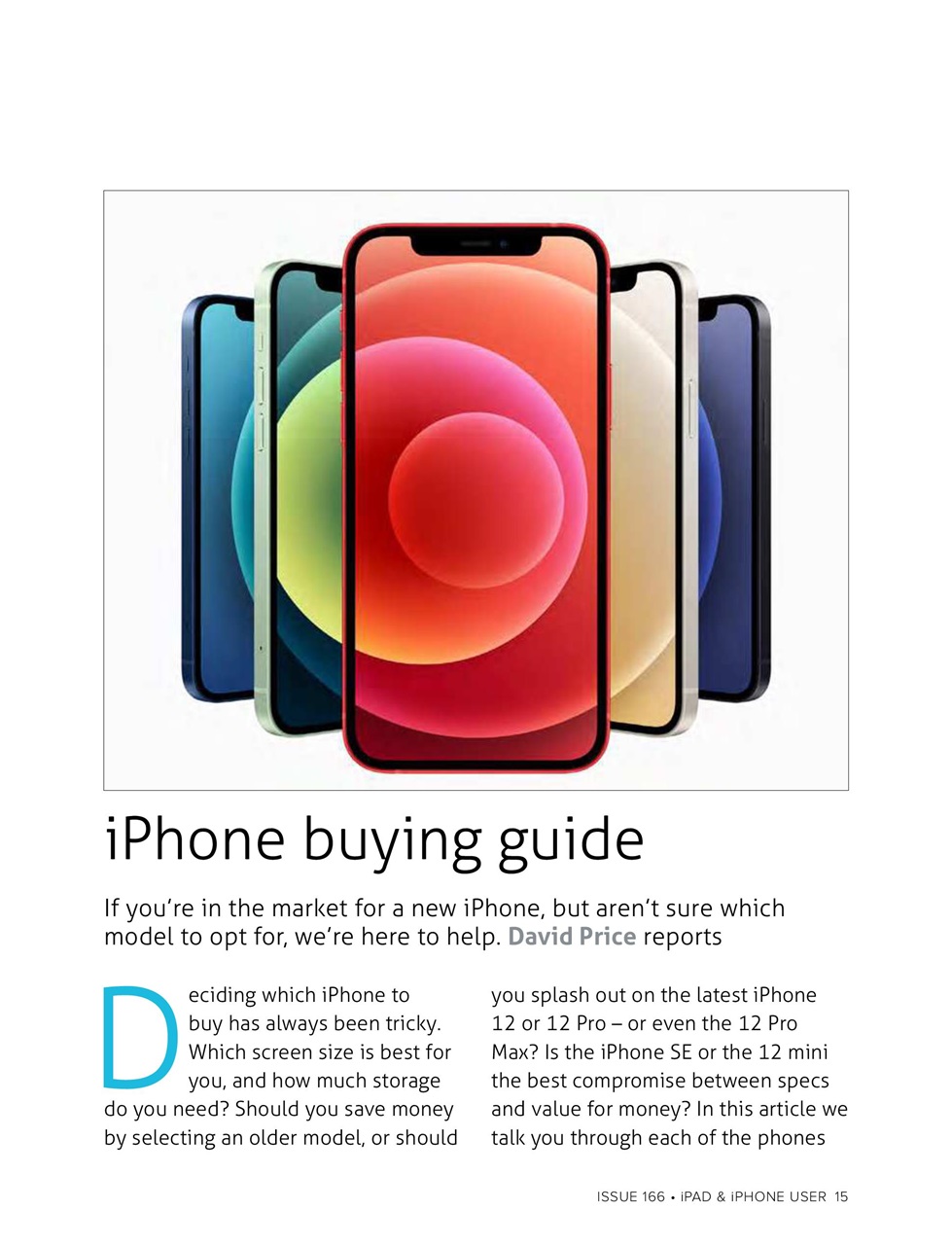 iPad and iPhone User Preview Pages