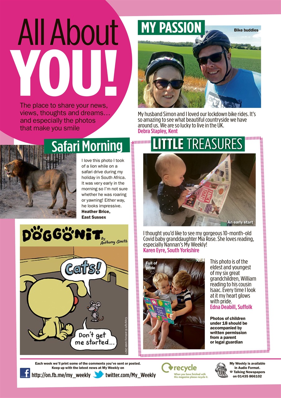 My Weekly Preview Pages