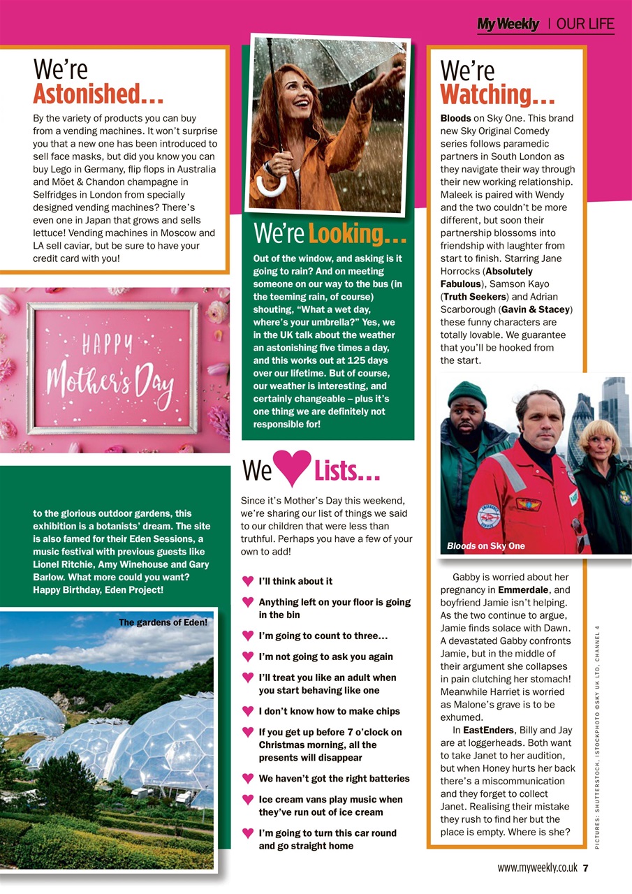 My Weekly Preview Pages