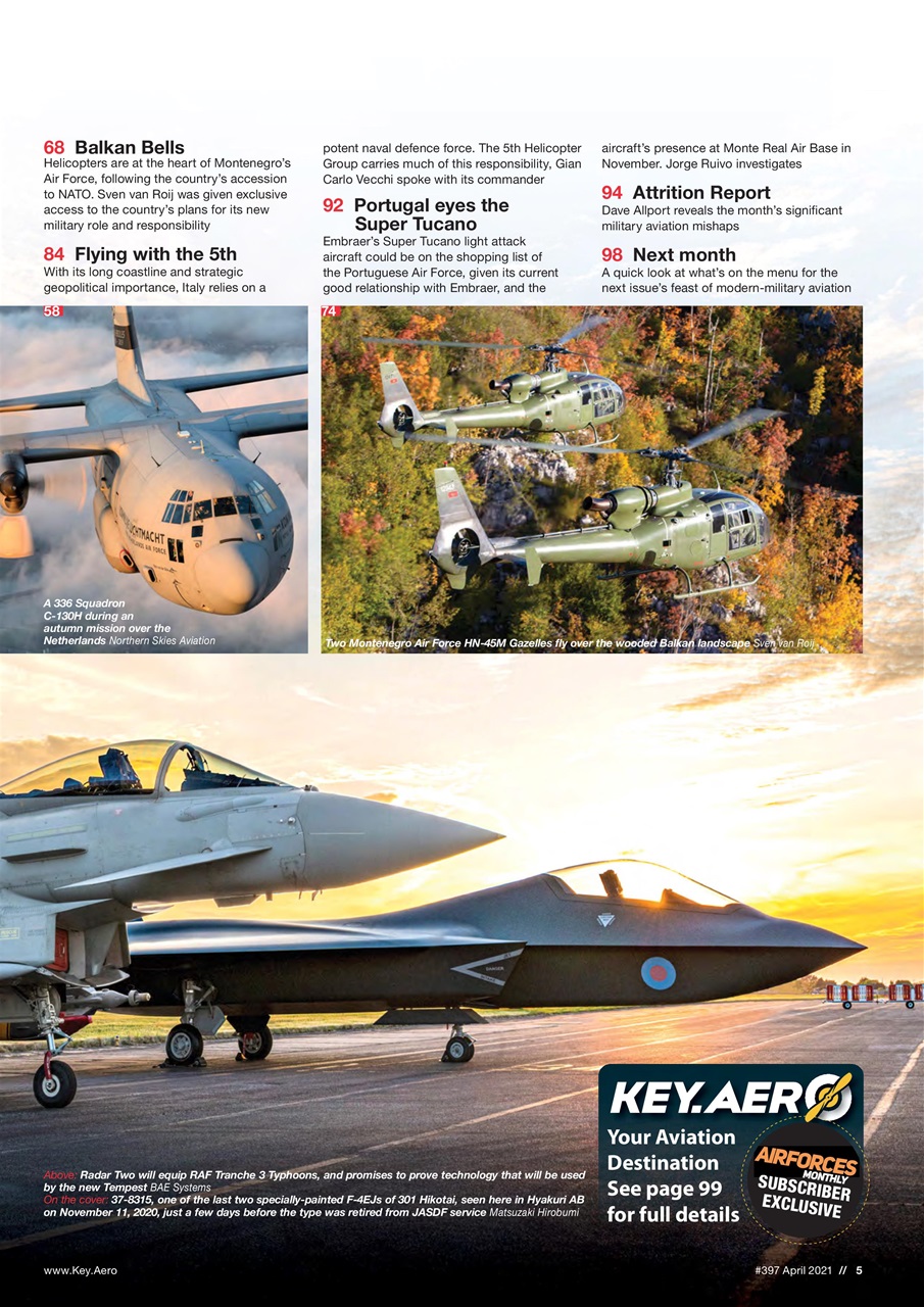 AirForces Monthly Preview Pages