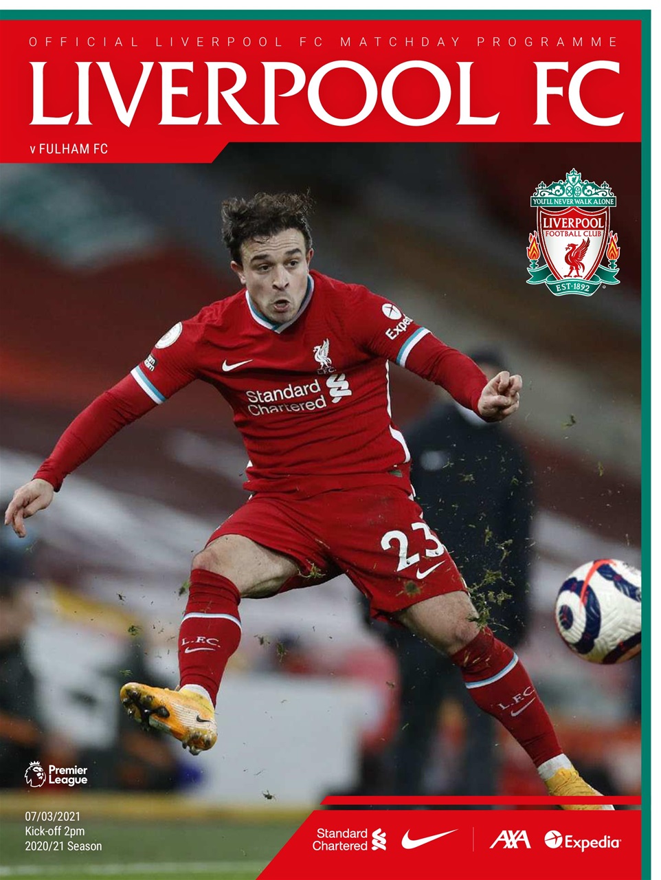Liverpool FC Programmes Preview Pages
