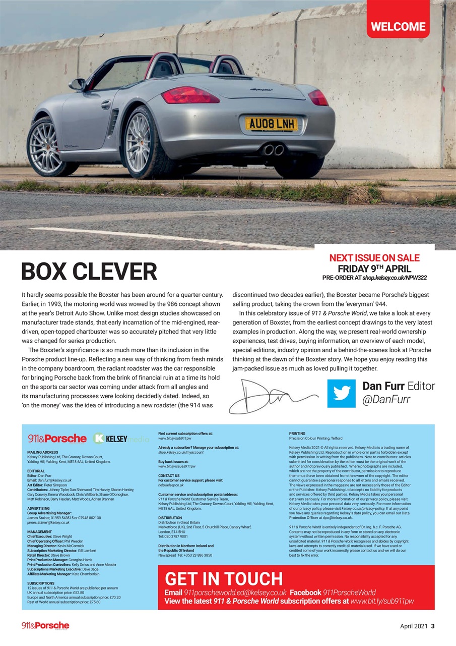 911 & Porsche World Preview Pages