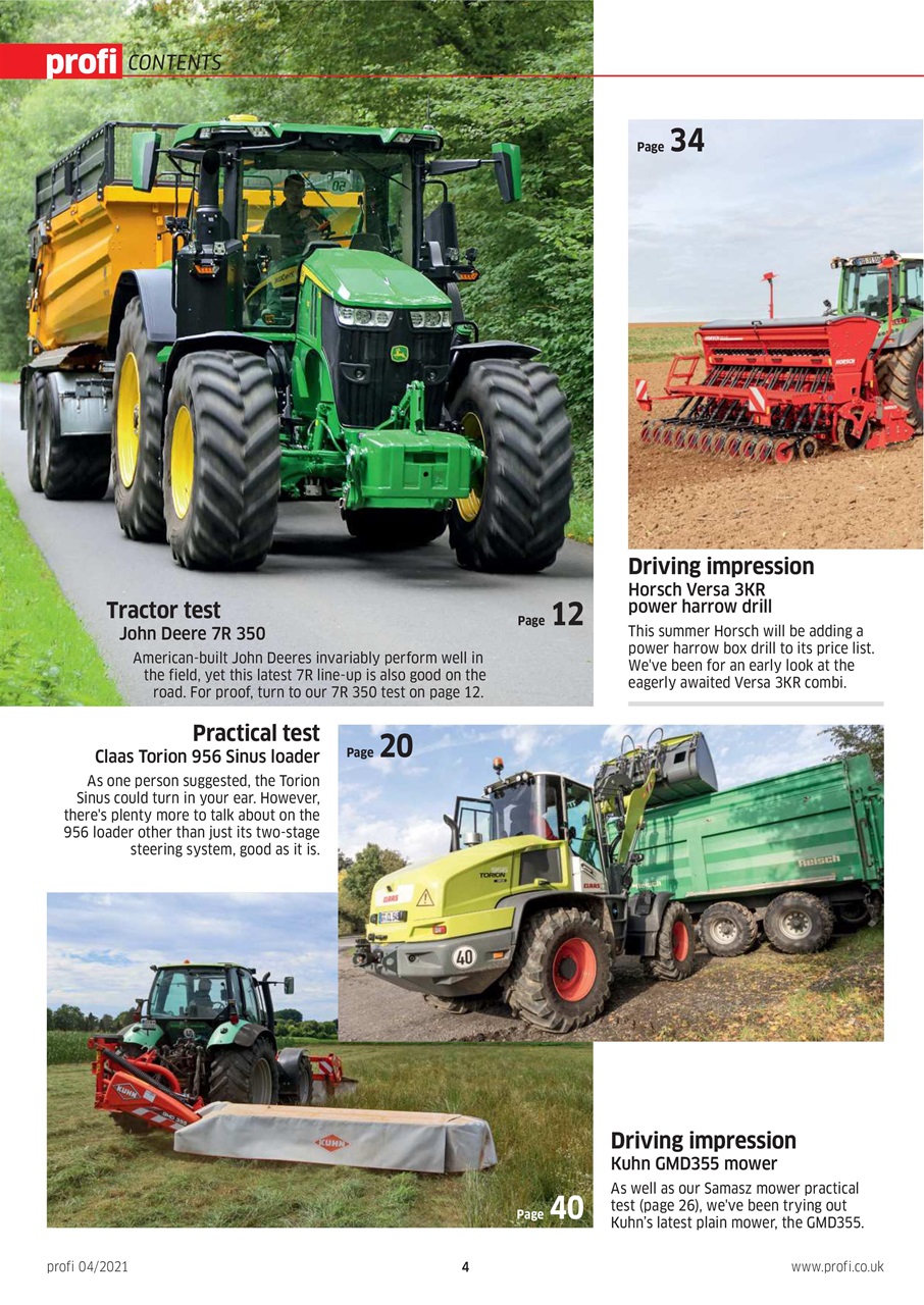 Profi International Preview Pages