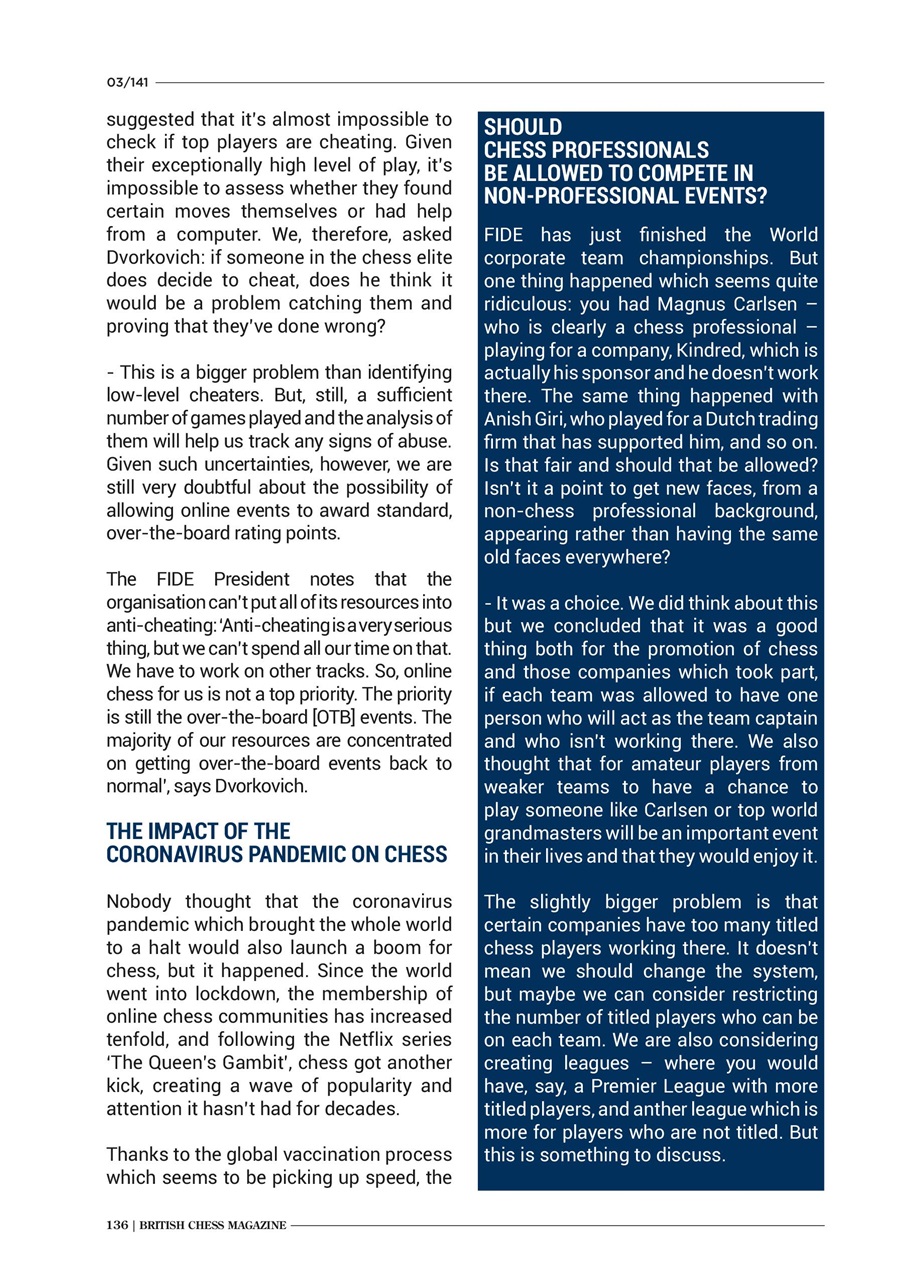 British Chess Magazine Preview Pages