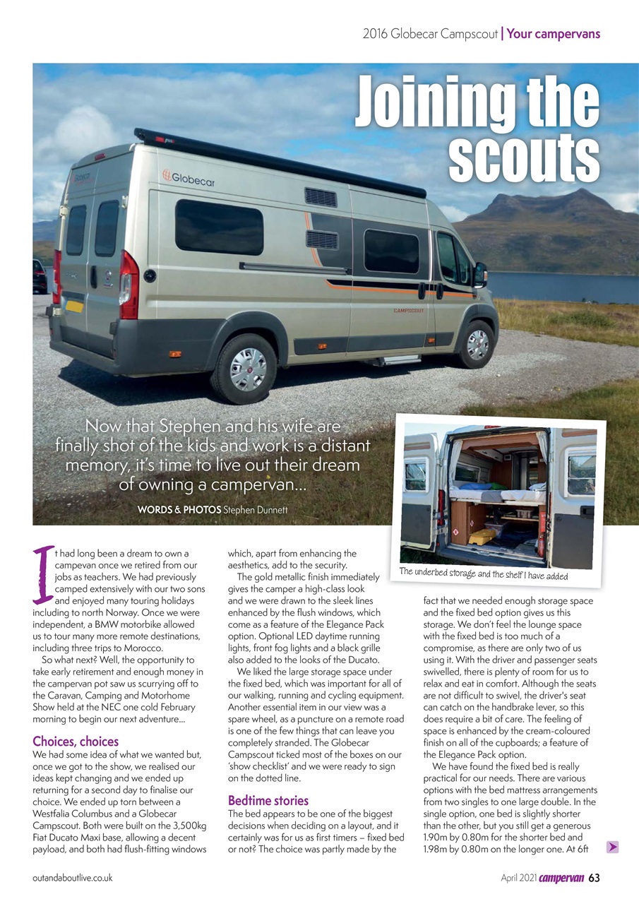 Campervan Preview Pages
