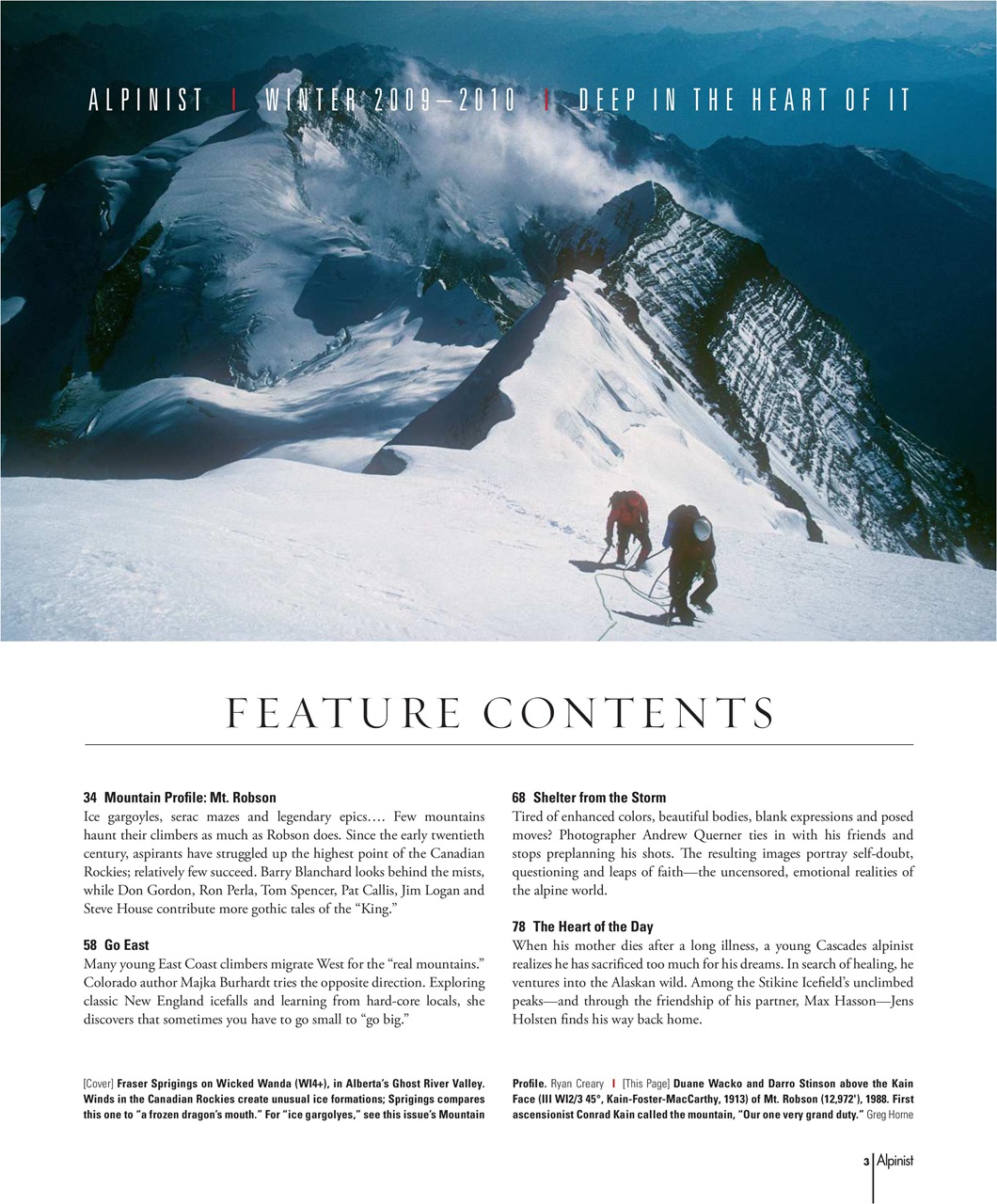 Alpinist Preview Pages